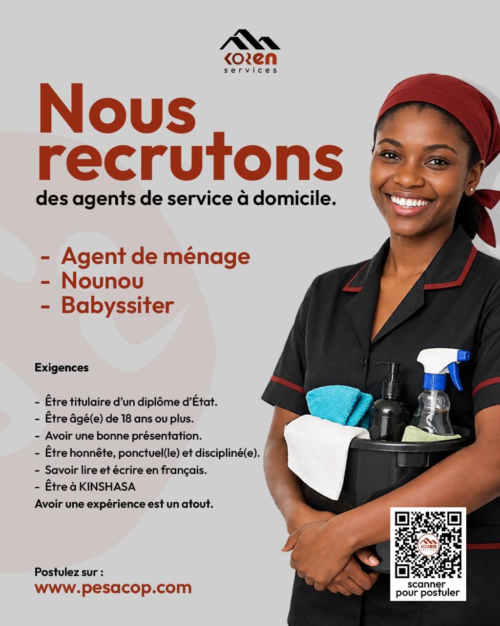 Personnel d'aide à domicile